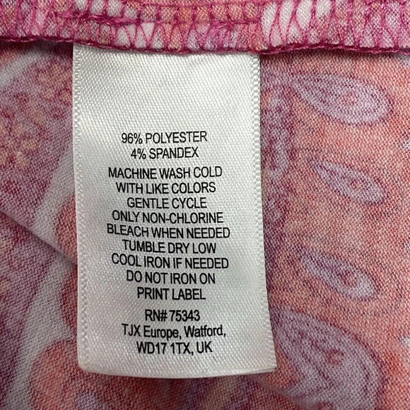 Dakini Pink and Coral Print Strappy Sundress M - Picture 13 of 15